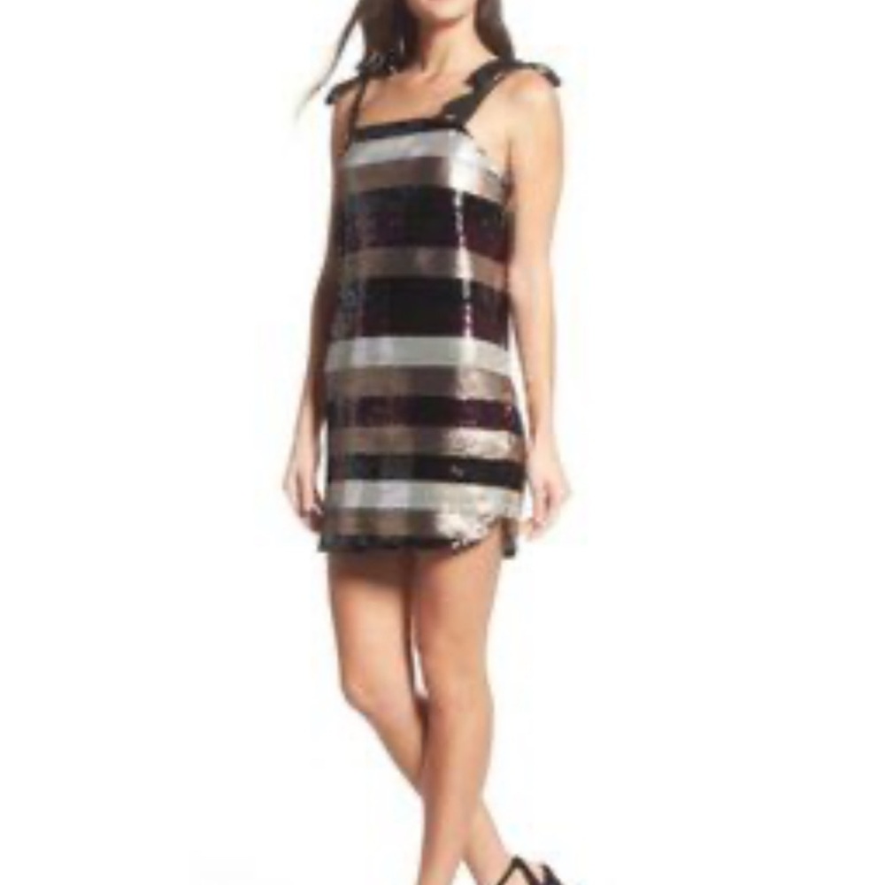 Ali Jay I’m with Andi Sequin Mini Dress NWT